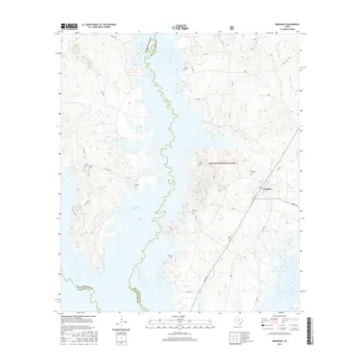 2016 Map of Broaddus, 2016 Print
