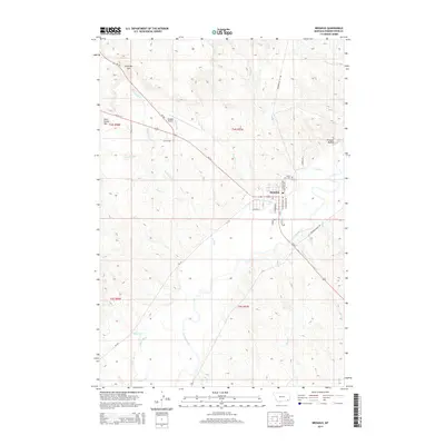 2014 Map of Broadus, 2014 Print