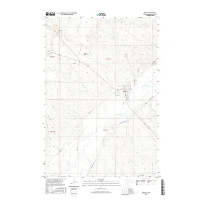 2017 Map of Broadus, 2017 Print
