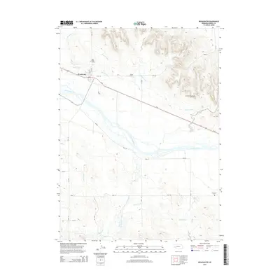 2014 Map of Broadwater, 2014 Print