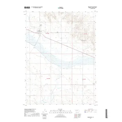 2017 Map of Broadwater, 2017 Print