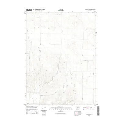 2014 Map of Broadwater NE, 2014 Print