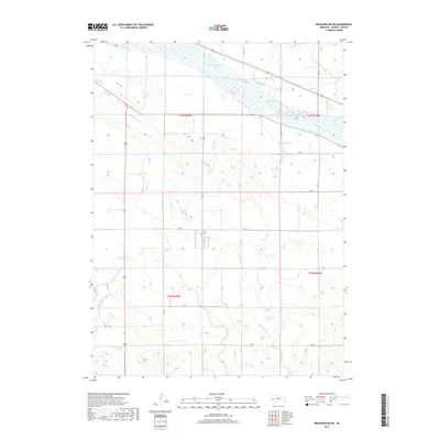 2017 Map of Broadwater SW, 2017 Print