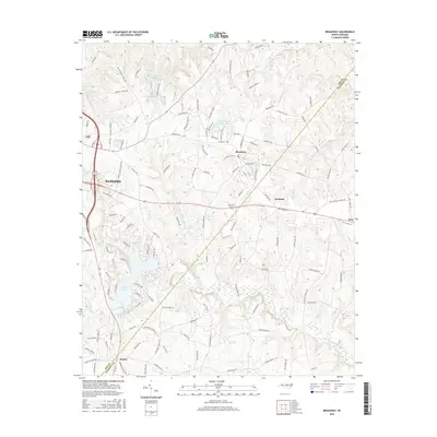 2016 Map of Broadway, 2016 Print