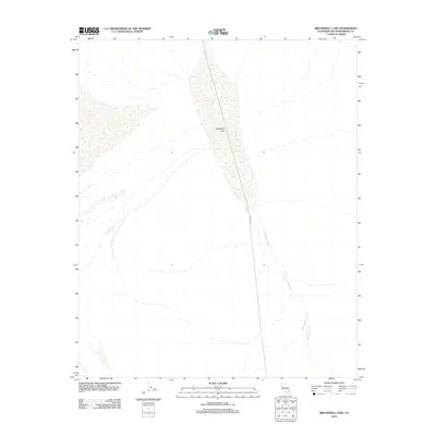 2012 Map of Broadwell Lake, 2012 Print