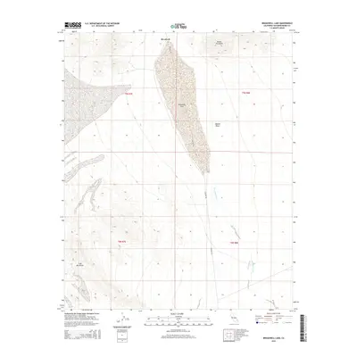 2015 Map of Broadwell Lake, 2015 Print