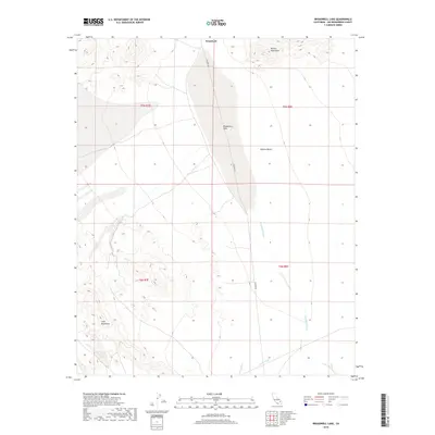 2018 Map of Broadwell Lake, 2018 Print
