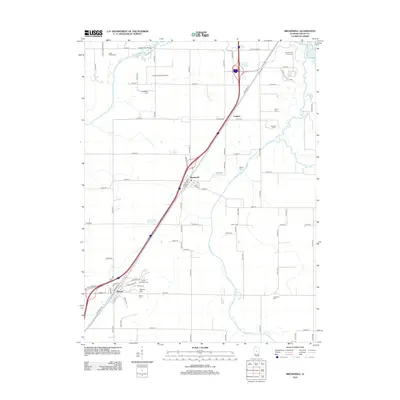 2012 Map of Broadwell, 2012 Print