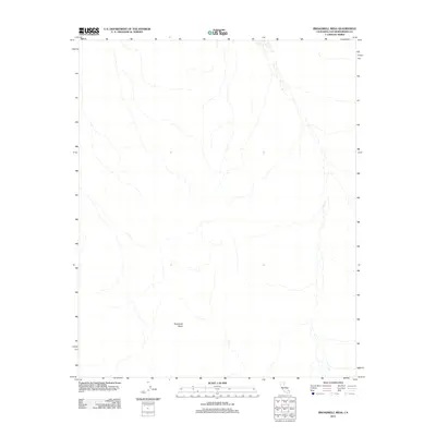 2012 Map of Broadwell Mesa, 2012 Print