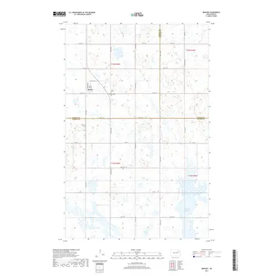 2017 Map of Brocket, 2017 Print