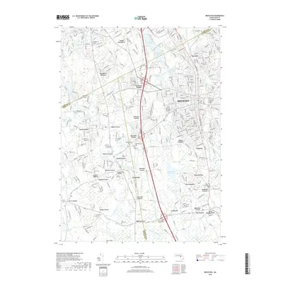 2018 Map of Brockton, 2018 Print