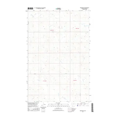 2017 Map of Brockway NE, 2017 Print