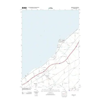 2013 Map of Brocton, 2013 Print