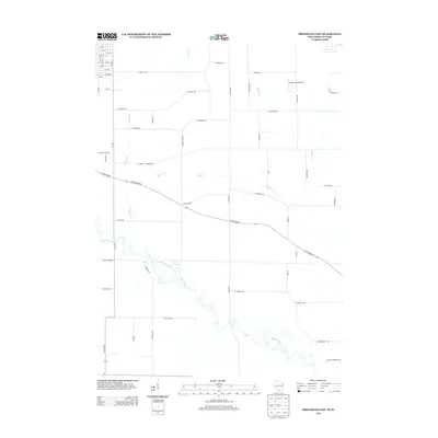 2013 Map of Brodhead East, 2013 Print