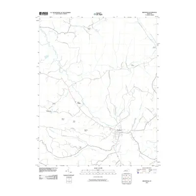 2010 Map of Brodhead, 2010 Print