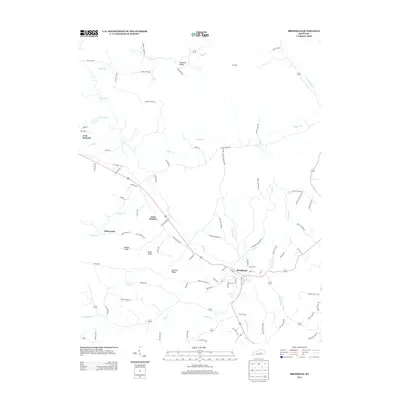 2013 Map of Brodhead, 2013 Print