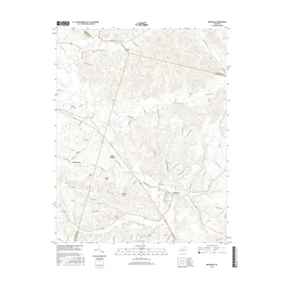 2016 Map of Brodhead, 2016 Print