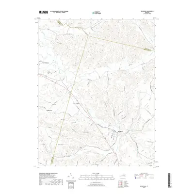 2019 Map of Brodhead, 2019 Print