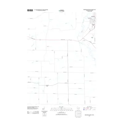 2013 Map of Brodhead West, 2013 Print