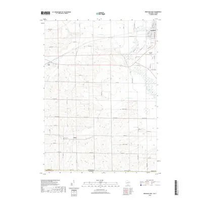 2018 Map of Brodhead West, 2018 Print