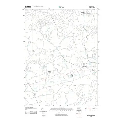 2010 Map of Brodheadsville, 2010 Print