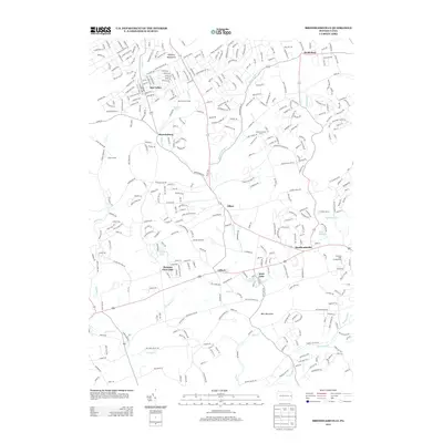 2013 Map of Brodheadsville, 2013 Print
