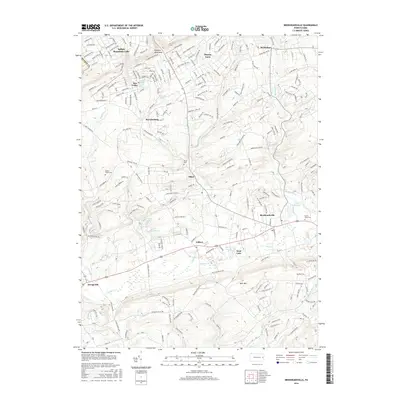 2016 Map of Brodheadsville, 2016 Print