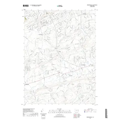 2019 Map of Brodheadsville, 2019 Print