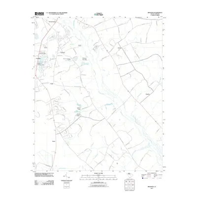 2011 Map of Brogdon, 2011 Print