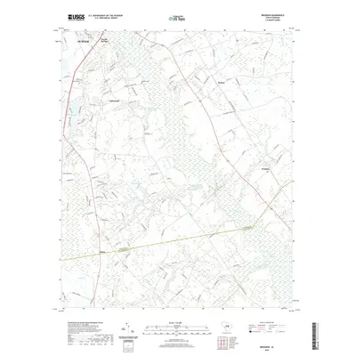 2020 Map of Brogdon, 2020 Print
