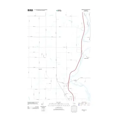 2013 Map of Brokaw, 2013 Print