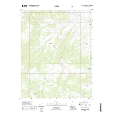 2020 Map of Broke Off Mountain, 2020 Print