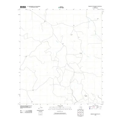 2010 Map of Brokeleg Mountain, 2010 Print