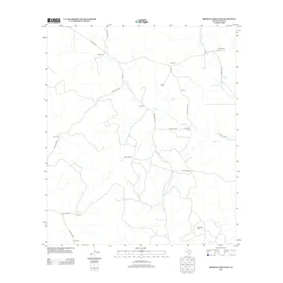 2012 Map of Brokeleg Mountain, 2012 Print