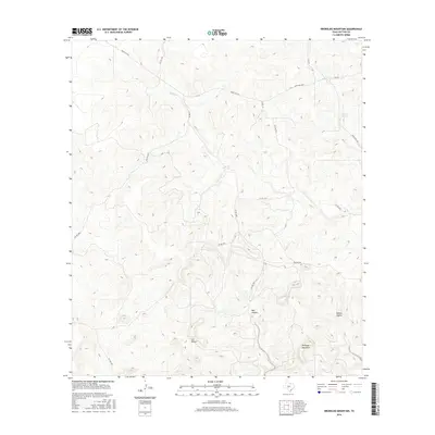 2016 Map of Brokeleg Mountain, 2016 Print