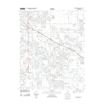 2012 Map of Broken Arrow, 2012 Print