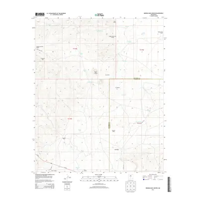 2013 Map of Broken Back Crater, 2013 Print