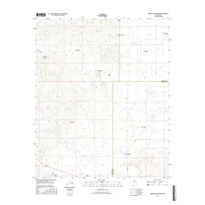 2017 Map of Broken Back Crater, 2017 Print