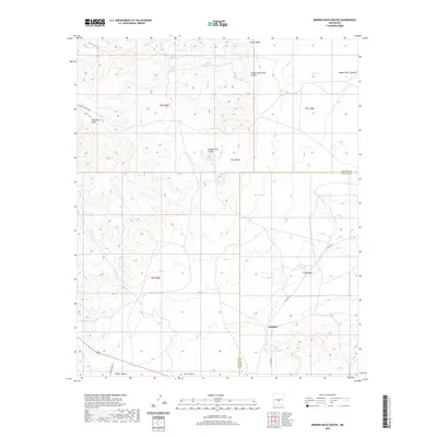 2020 Map of Broken Back Crater, 2020 Print