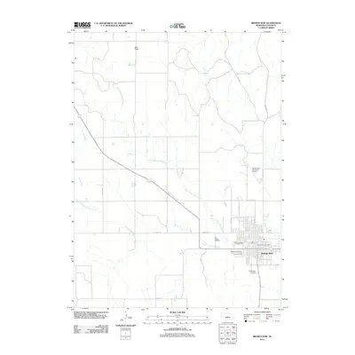 2011 Map of Broken Bow, 2011 Print