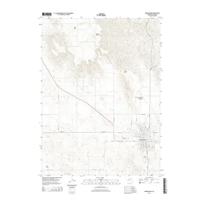 2014 Map of Broken Bow, 2014 Print