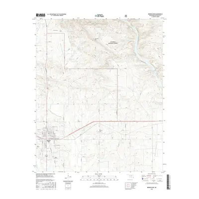 2016 Map of Broken Bow, 2016 Print