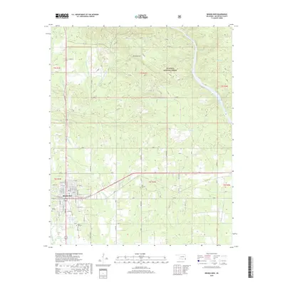 2018 Map of Broken Bow, 2018 Print