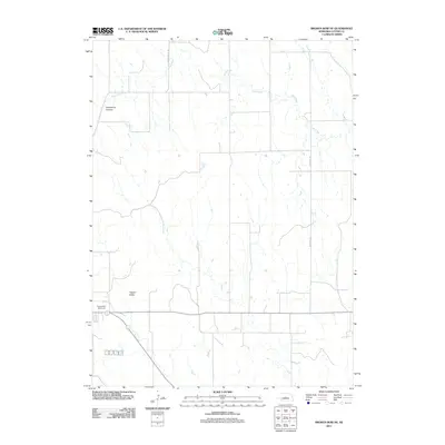 2011 Map of Broken Bow NE, 2011 Print