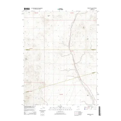 2014 Map of Broken Hills, 2014 Print