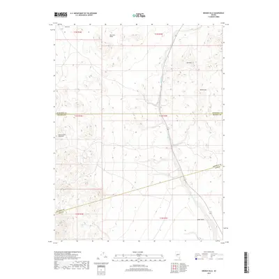 2018 Map of Broken Hills, 2018 Print