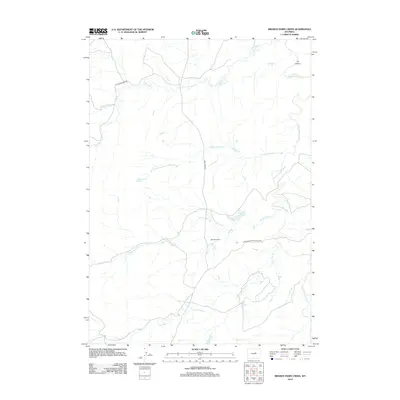 2012 Map of Broken Horn Creek, 2012 Print