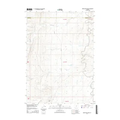2015 Map of Broken Horn Creek, 2015 Print