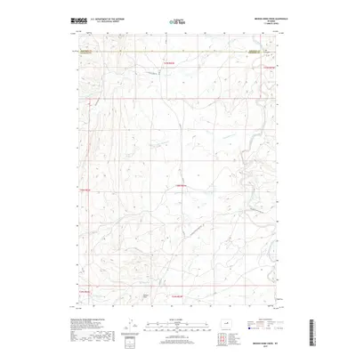 2017 Map of Broken Horn Creek, 2017 Print