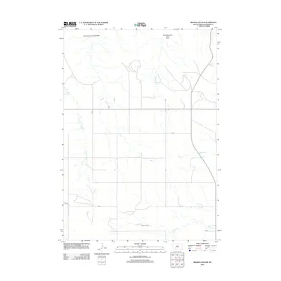2012 Map of Broken Leg Dam, 2012 Print